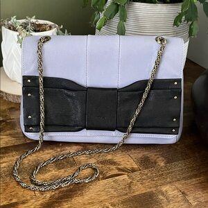Chloe Black and Lavender Women's Bag